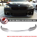 2012-2016 BMW F10 5 Series M Sport Mtech V Style Front Bumper Lip