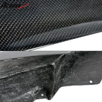 2012-18 BMW F30 3 Serie M-Sport Matte Carbon Fiber Front Lip Splitter