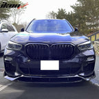 Fits 19-21 BMW  G05 X5 M Sport Front Bumper Lip Spoiler 4pc Gloss