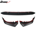 2019-2022 BMW G07 X7 M Sport Primer Front Bumper Lip Spoiler 3PC ABS