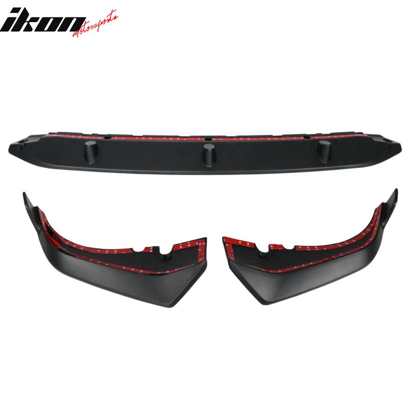 2019-2022 BMW G07 X7 M Sport Primer Front Bumper Lip Spoiler 3PC ABS