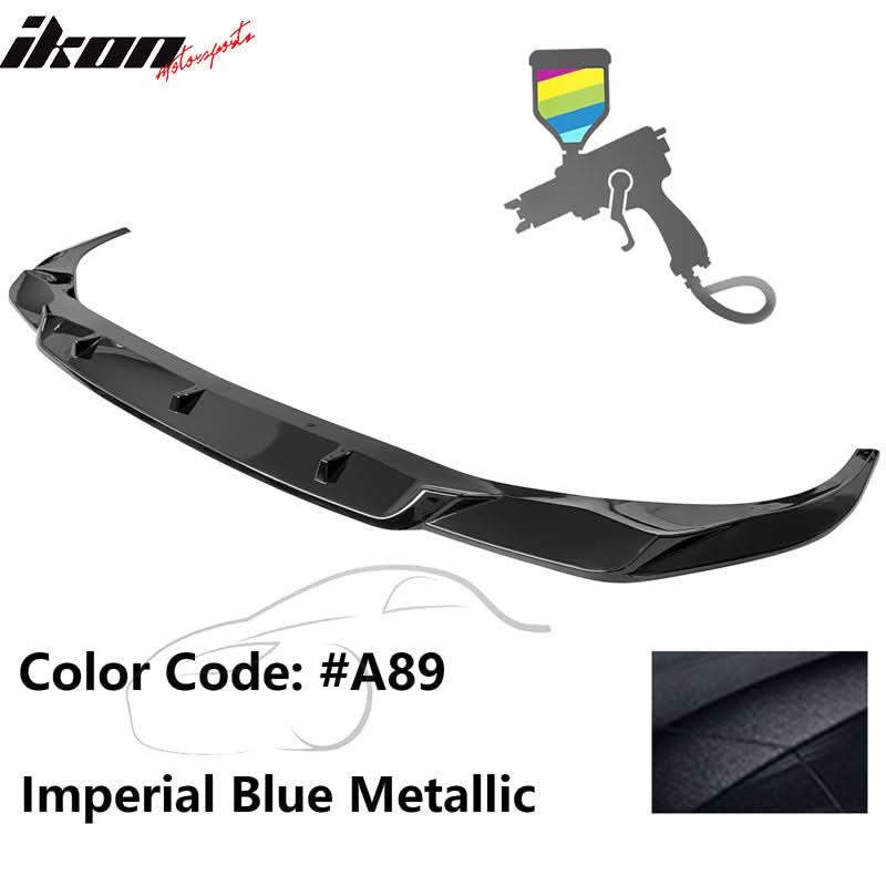 2020-2022 BMW 7 G12 IKON Style Painted Front Bumper Lip Spoiler PP