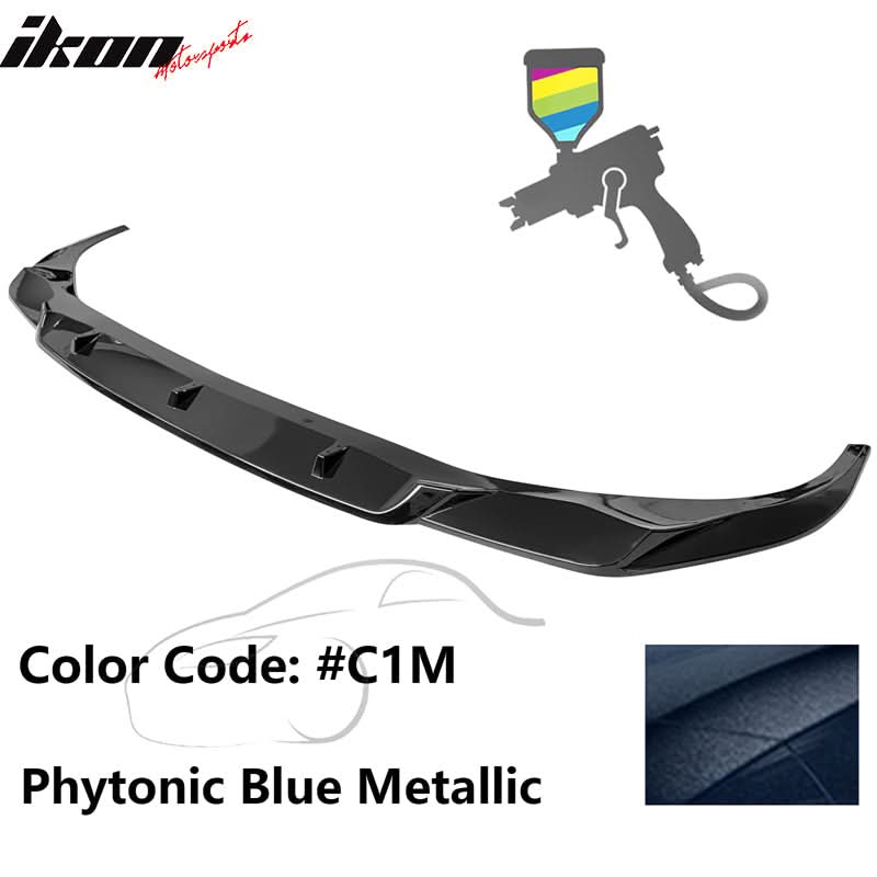 2020-2022 BMW 7 G12 IKON Style Painted Front Bumper Lip Spoiler PP