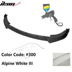 2019-2022 BMW G20 Sport Line 3PCS IKON Style Front Bumper Lip PP