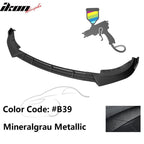 2019-2022 BMW G20 Sport Line 3PCS IKON Style Front Bumper Lip PP