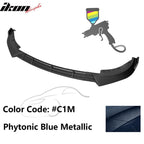 2019-2022 BMW G20 Sport Line 3PCS IKON Style Front Bumper Lip PP