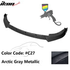 2019-2022 BMW G20 Sport Line 3PCS IKON Style Front Bumper Lip PP