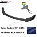 2019-2022 BMW G20 Sport Line 3PCS IKON Style Front Bumper Lip PP
