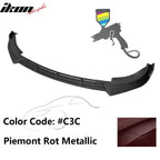 2019-2022 BMW G20 Sport Line 3PCS IKON Style Front Bumper Lip PP