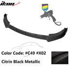 2019-2022 BMW G20 Sport Line 3PCS IKON Style Front Bumper Lip PP