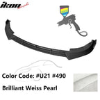 2019-2022 BMW G20 Sport Line 3PCS IKON Style Front Bumper Lip PP