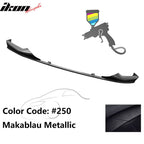 2017-2020 BMW 5 Series G30 M Sport Painted Front Bumper Lip Spoiler PP