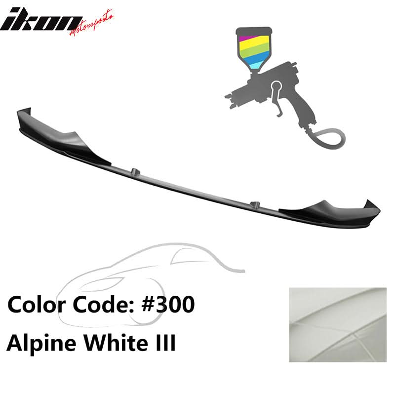 2017-2020 BMW 5 Series G30 M Sport Painted Front Bumper Lip Spoiler PP