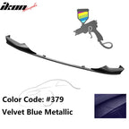2017-2020 BMW 5 Series G30 M Sport Painted Front Bumper Lip Spoiler PP