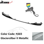 2017-2020 BMW 5 Series G30 M Sport Painted Front Bumper Lip Spoiler PP