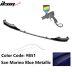 2017-2020 BMW 5 Series G30 M Sport Painted Front Bumper Lip Spoiler PP