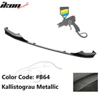 2017-2020 BMW 5 Series G30 M Sport Painted Front Bumper Lip Spoiler PP