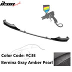 2017-2020 BMW 5 Series G30 M Sport Painted Front Bumper Lip Spoiler PP