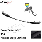 2017-2020 BMW 5 Series G30 M Sport Painted Front Bumper Lip Spoiler PP