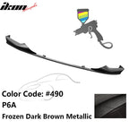 2017-2020 BMW 5 Series G30 M Sport Painted Front Bumper Lip Spoiler PP