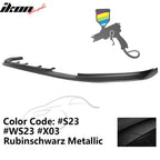 2017-2020 BMW G30 5 Series M Sport HM Painted Front Bumper Lip ABS