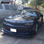 2014-2015 Chevy Camaro Z28 Style Matte Black PP Front Bumper Lip