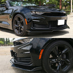 2016-2024 Chevy Camaro Front Lip Spoiler 1LE Style 3PCS ABS