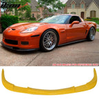 2005-2013 Chevy Corvette C6 Z06 ZR1 Style Front Bumper Lip Spoiler PU