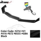 2020-2025 Chevy Corvette C8 IKON Style Front Bumper Lip 5PCS ABS