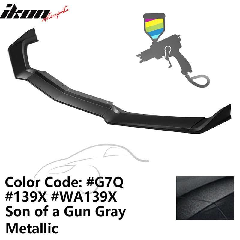 2020-2025 Chevy Corvette C8 IKON Style Front Bumper Lip 5PCS ABS