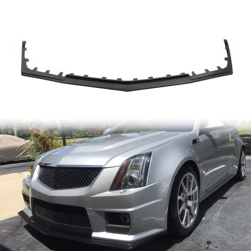 2008-2015 Cadillac CTS V Sedan H Style Front Bumper Lip Valance Guard