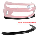 2016-2018 Chevrolet Camaro MDA Style Unpainted Black Front Bumper Lip