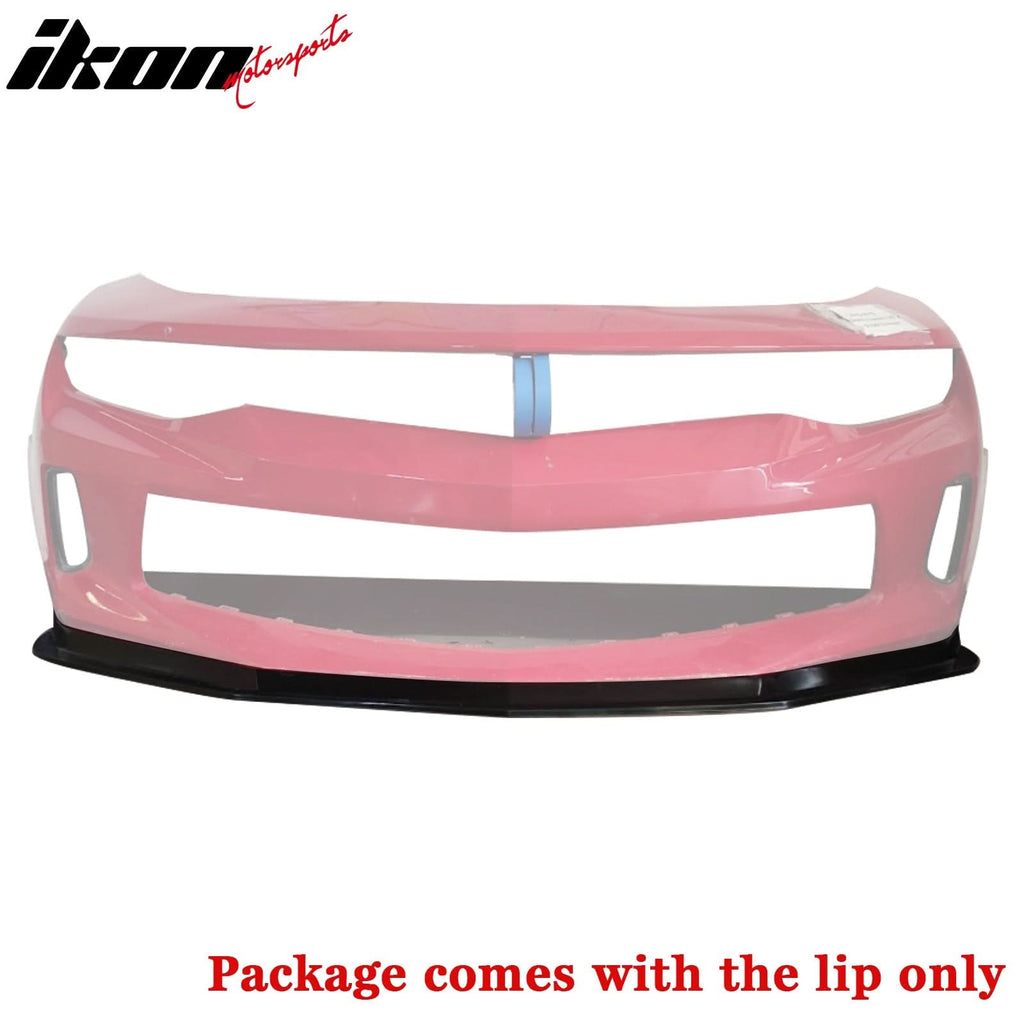 2016-2018 Chevrolet Camaro MDA Style Unpainted Black Front Bumper Lip