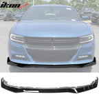 2015-2023 Dodge Charger IKON V3 Style Front Bumper Lip ABS