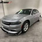 2015-2023 Dodge Charger IKON V3 Style Front Bumper Lip ABS