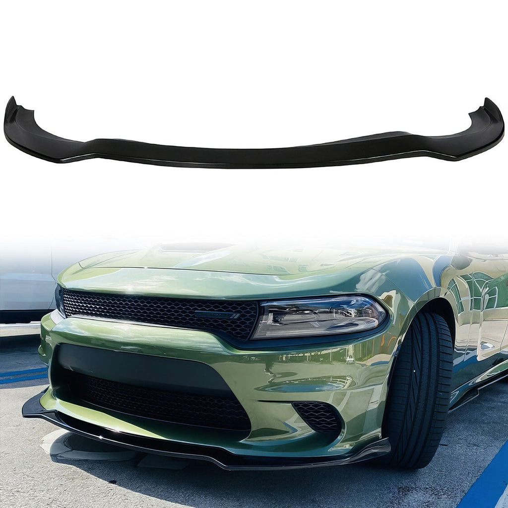 2015-2023 Dodge Charger SRT IKON Style Front Lip Splitter Spoiler PU