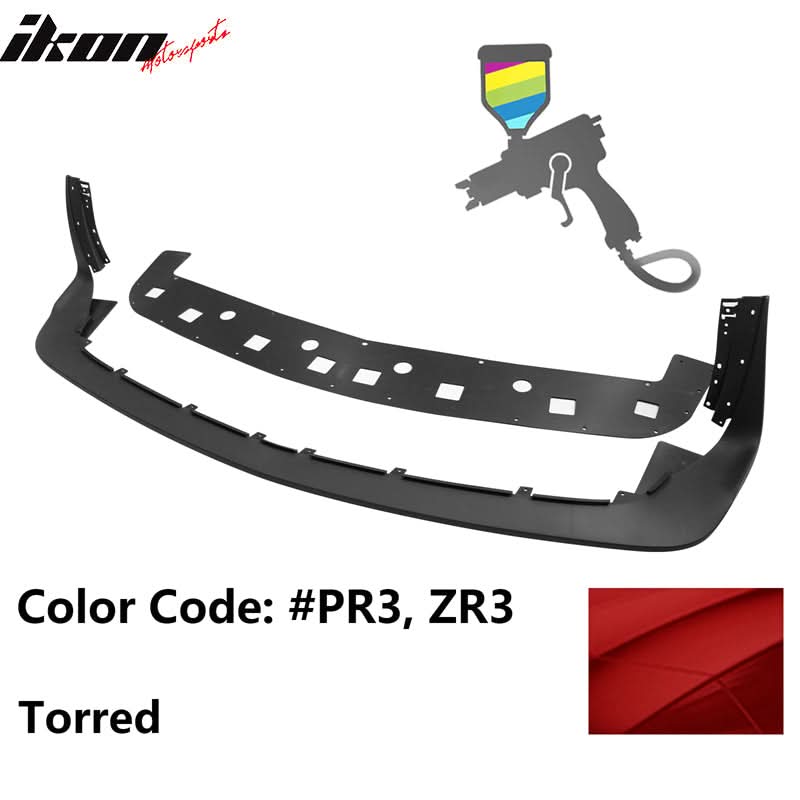 2018-2023 Dodge Challenger Demon Painted Front Bumper Lip PP