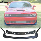 2015-2023 Dodge Challenger SRT Black Front Bumper Lip Splitter PP