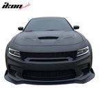 2020-2023 Dodge Charger Widebody IKON V1 Style Front Bumper Lip 3PCS
