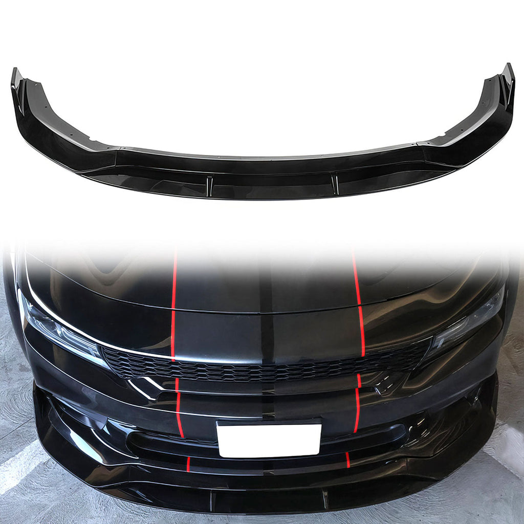 2020-2023 Dodge Charger Widebody IKON V2 Front Bumper Lip ABS 4PCS