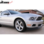 2010-2012 Ford Mustang V6 Unpainted Black Front Lip SplitterSpoiler PU