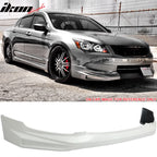 2008-2010 Honda Accord Mugen Style Front Bumper Lip Spoiler PU