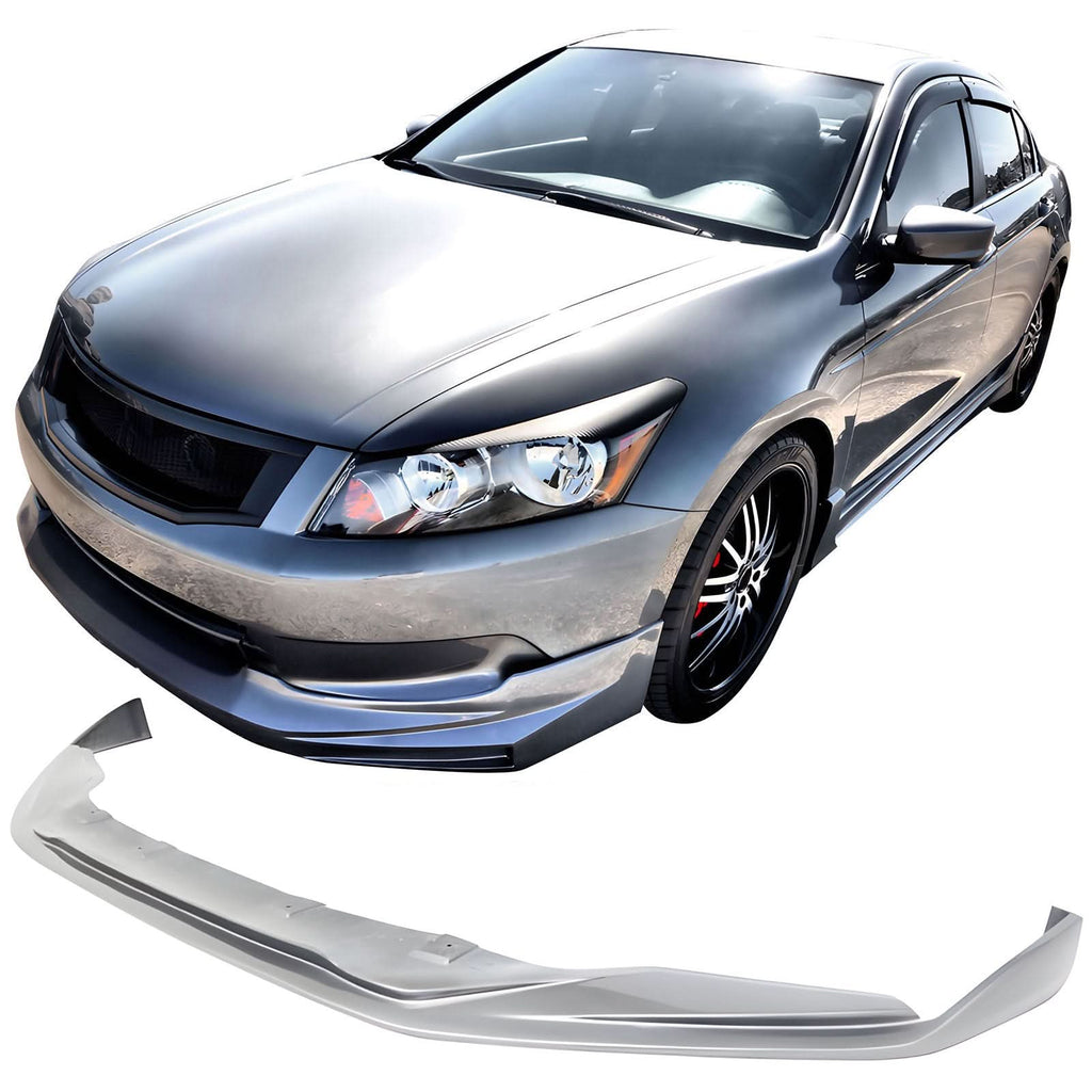 2008-2010 Honda Accord Mugen Style Front Bumper Lip Spoiler PU