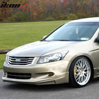 2008-2010 Honda Accord Mugen Style Front Bumper Lip Spoiler PU