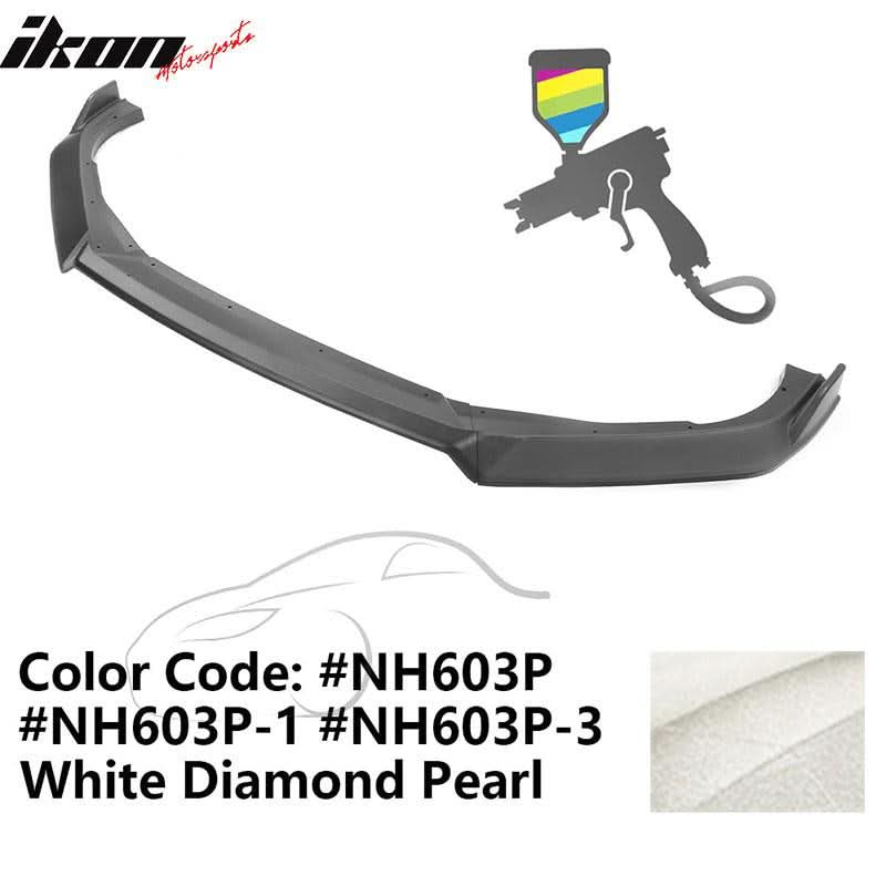 2018-2021 Honda Accord 10th IKON V3 Front Bumper Lip PP