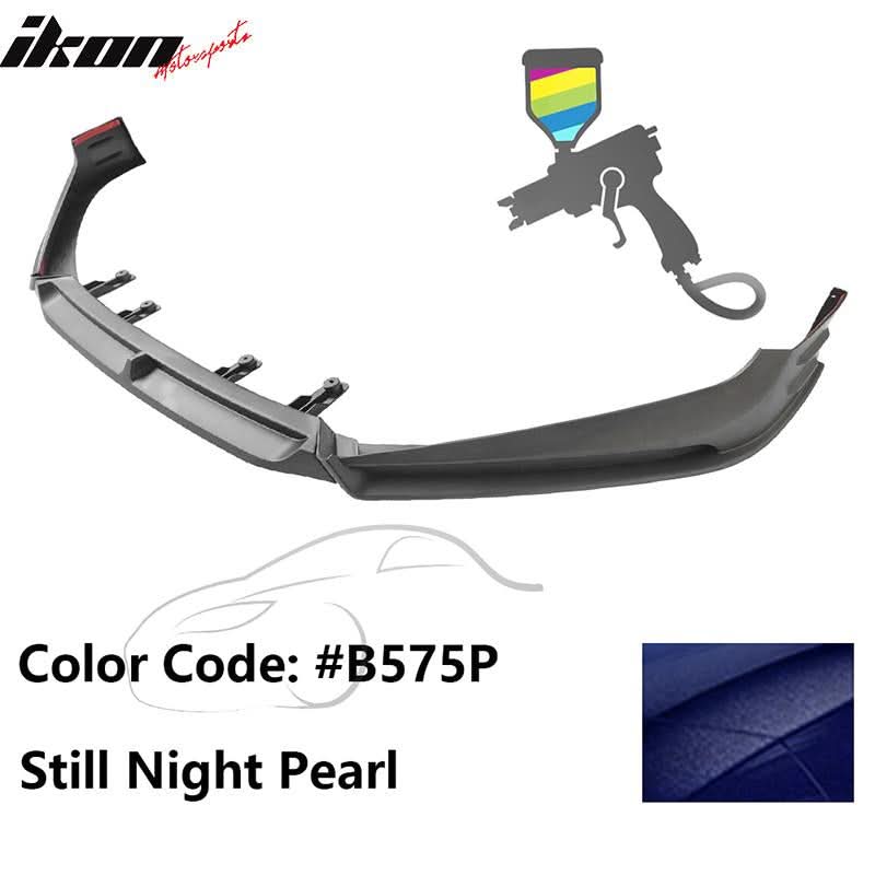 2018-2021 Honda Accord 3PC Front Bumper Lip PP