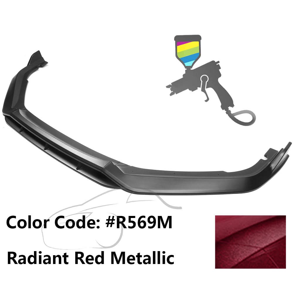 2021-2022 Honda Accord IKON V2 Style Front Bumper Lip Spoiler 4PCS PP