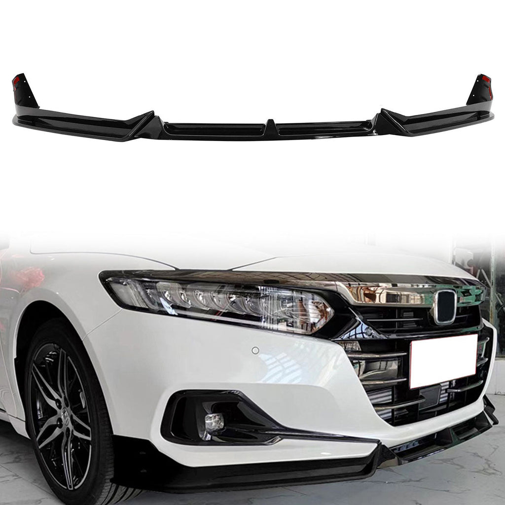 Front Bumper Lip Spoiler for 2021-2022 Honda Accord 3PC