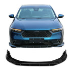 2023-2025 Honda Accord Front Bumper Lip V1 4PC Spoiler Black PP