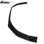 2023-2025 Honda Accord V4 Style 3PCS Front Bumper Lip Gloss Black PP